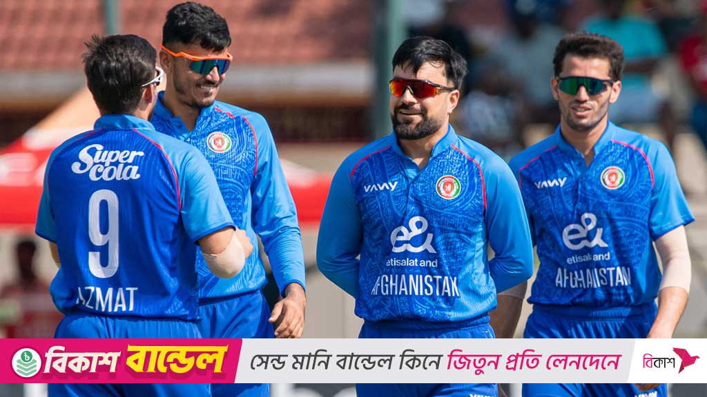জিম্বাবুয়েকে উড়িয়ে আফগানিস্তানের সাতে সাত