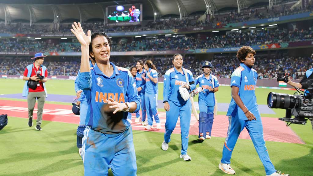 jemima-rodrigues-win-311025-03-1761888759 জেমিমার চোখের জলে আঁকা হয়ে থাকল ফাইনালে ওঠার সুখ। ছবি: ইন্ডিয়ান ক্রিকেট টিম ফেইসবুক।