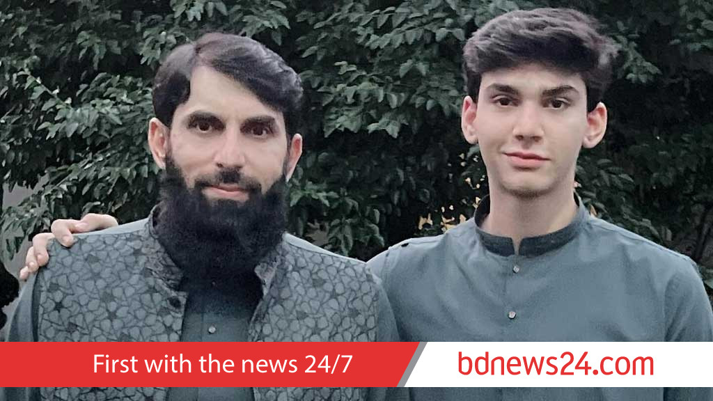 মিসবাহর ছেলের ব্যাটে রানের স্রোত